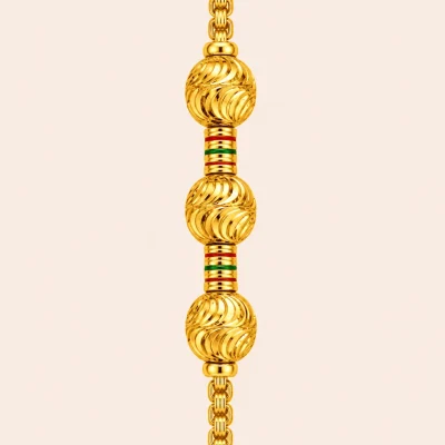 Ball Bead Mugappu Chain