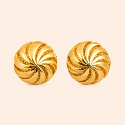 Spiral Bloom Earring