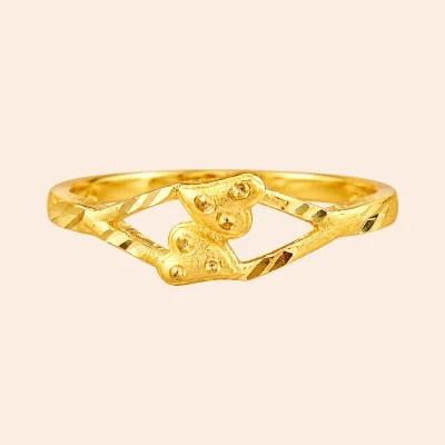 Classic Openwork Gold Ring