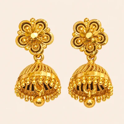 Traditional Peacock Jhumka Earrings