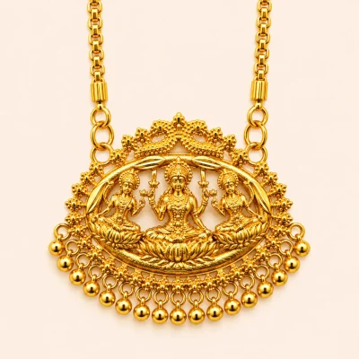 Lakshmi Devi Traditional Dollar Chain