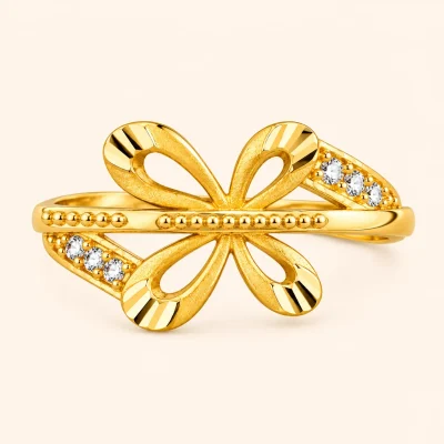 Elegant Bow Stone Bangle