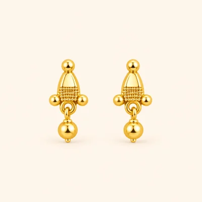 Classic Gold Drop Earring