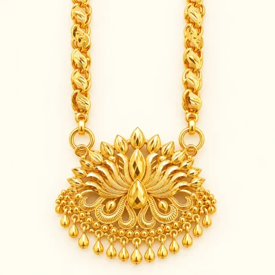 Grand Peacock Pendant Chain
